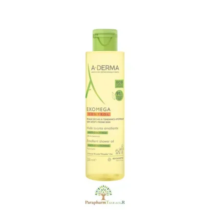 A-Derma – Exomega Control – Huile lavante émolliente anti-grattage 200 ml